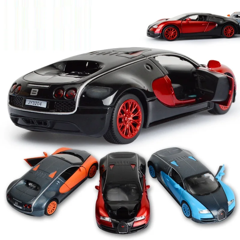 Модель из сплава 1:32 Bugatti Veyron на Прицепной машине велосипеде | Игрушки и хобби