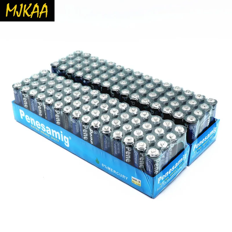 Новое поступление 50 шт карбоновая сухая батарея AA 1,5 V батареи для камеры, калькулятора, будильника, мыши, пульта дистанционного управления 2A батареи