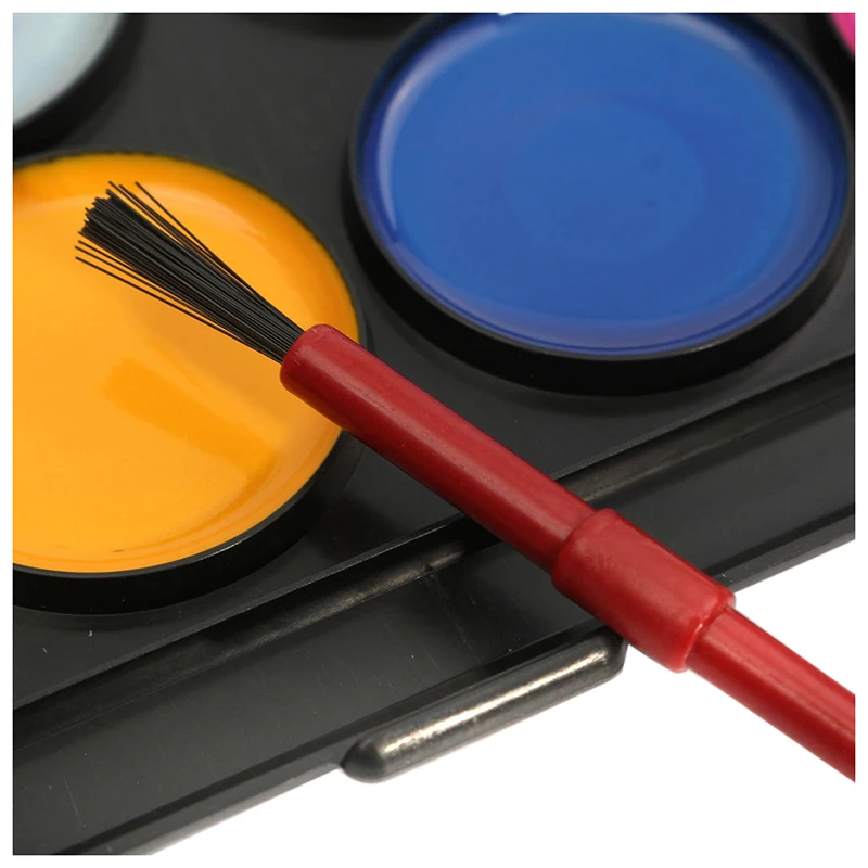 Набор акварельных художественных красок с кисточкой и чехлом для художников 21