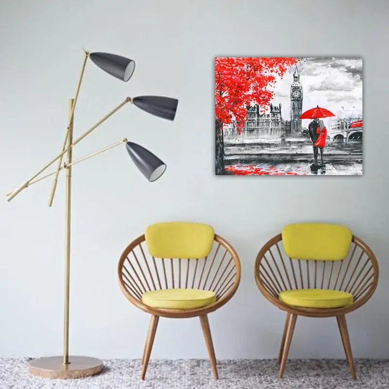 Корова бескаркасная DIY цифровая картина маслом по номерам Холст Современное