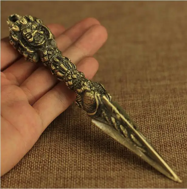 Медная статуя Будды тибетский Будда тантрическая Пест Ваджра Тантра ваджракилая