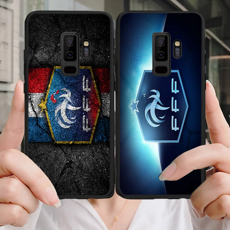 

DIY Phone Case France FC For Samsung Galaxy S20 S21 S10 S6 S7 Edge Note 9 Note10 Transparent Soft TPU Phone Bag For S9 A5 A7 A8