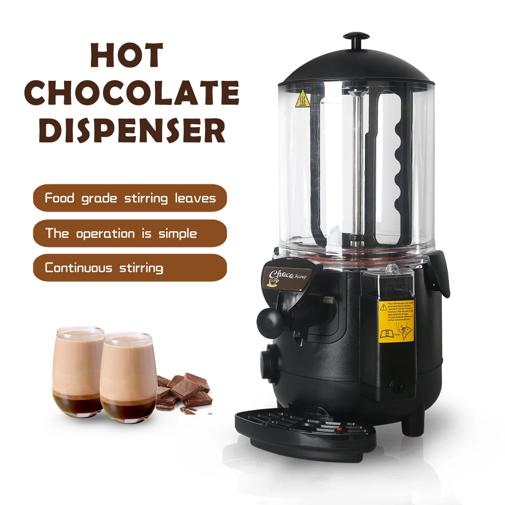 

10L Hot Chocolate Dispenser Hot Beverage Equipment Water Bath System Coffee Milktea Mixer Hot Chocolate Beverage Warmer Machine