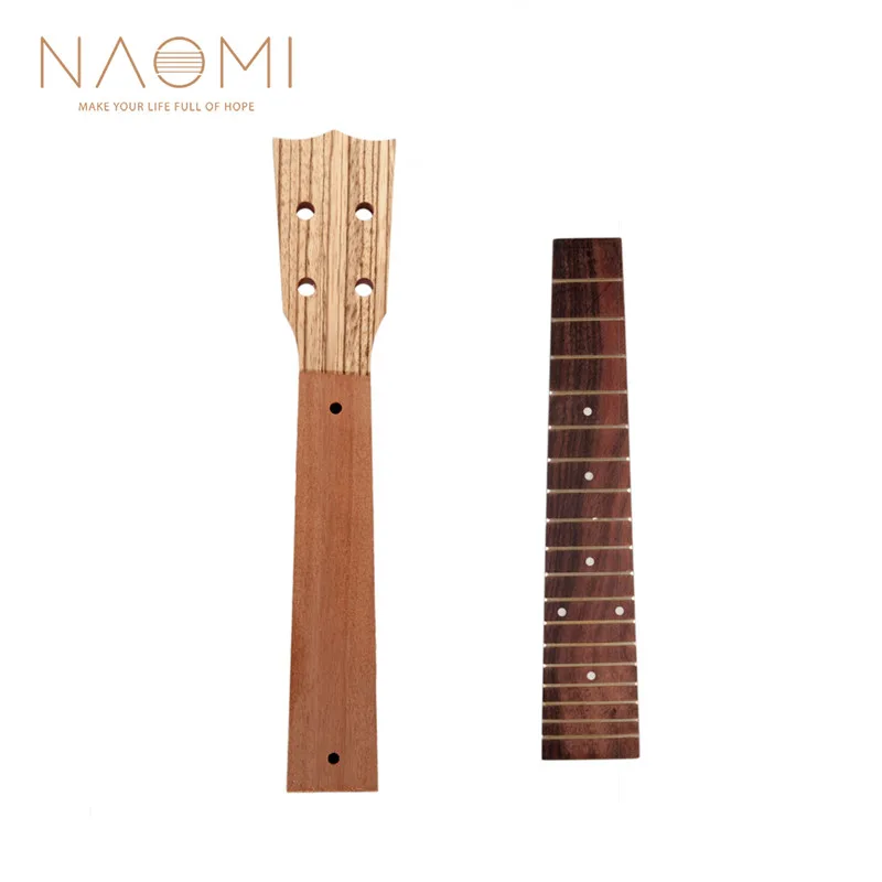 

23 Inch Ukulele Neck+Fingerboard Mahogany Ukulele Neck Rosewood Fingerboard Concert Hawaii Guitar For Ukulele Luthier DIY Gifts
