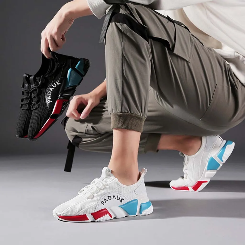 Мужские теннисные туфли 2020 мужские кроссовки смешанных цветов на шнуровке