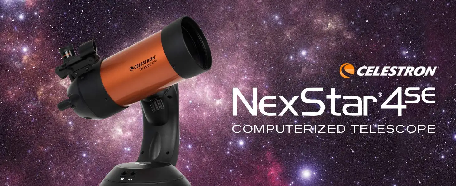 Лучший профессиональный Компьютеризированный телескоп Celestron NexStar 4SE, астрономический телескоп, подходит для начинающих и продвинутых пользователей