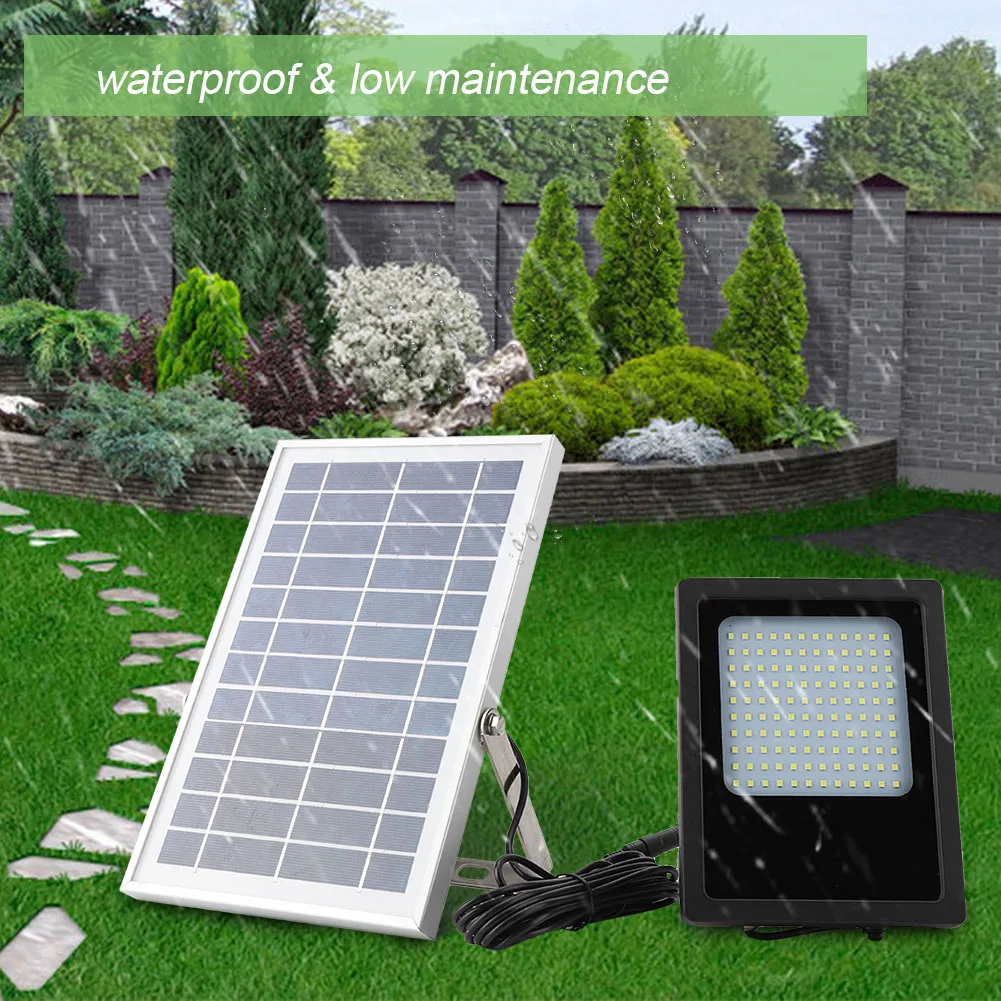 

6V 6W 120LED Solar Power Spot Light Waterproof Garden Path Lamp with Fittings Outdoor Waterproof Solar Lamp