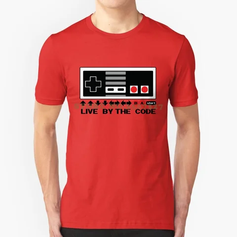 Уличная одежда Nintendo Konami - Live By The Code (Nes), Спортивная толстовка с капюшоном, толстовка Nintendo Konami