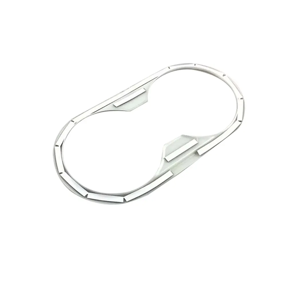 

For Audi A4L 2017-2018 ABS Chrome Inner Water Cup Holder Pad Cover Trim