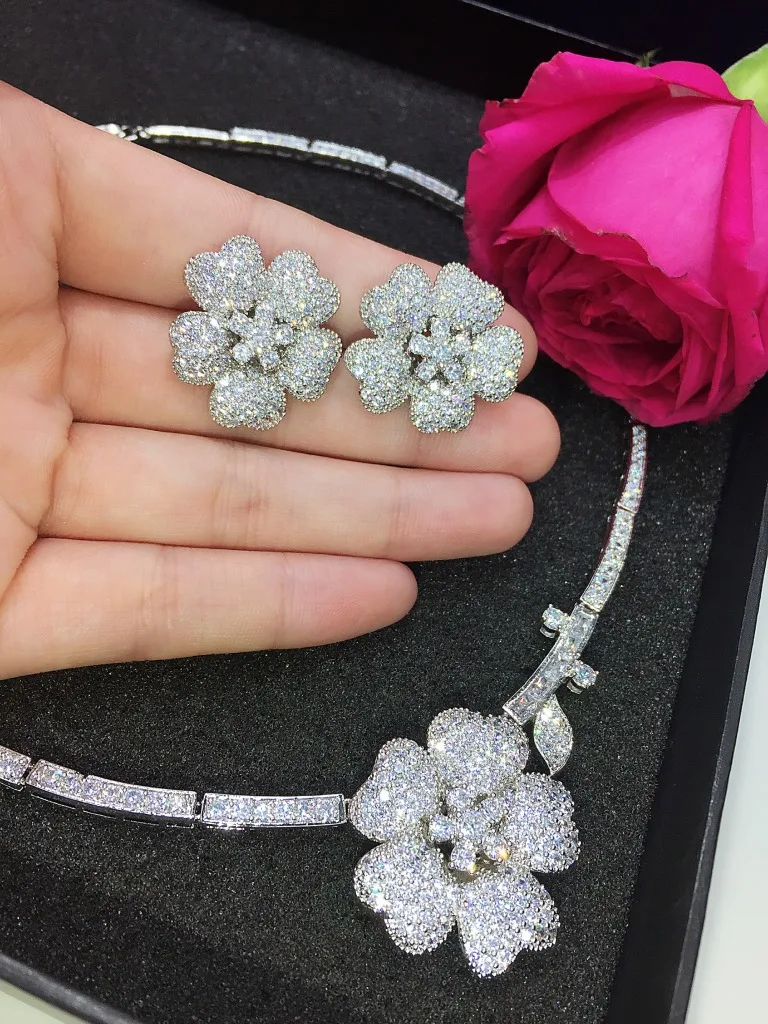 Модное красивое женское кольцо ZAKOL с цветочным цирконием обручальные кольца