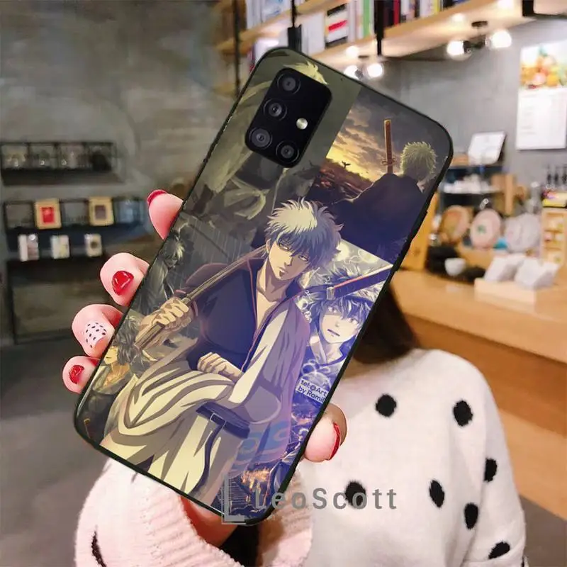 

GINTAMA anime Phone Case For Samsung A50 A51 A71 A20E A20S S10 S20 S21 S30 Plus ultra 5G M11
