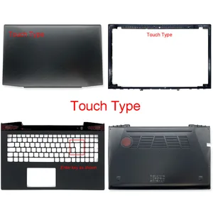 new for lenovo y50 70 y50 with touch am14r000300 laptop back cover front bezel palmrest bottom case a b c d cover black free global shipping