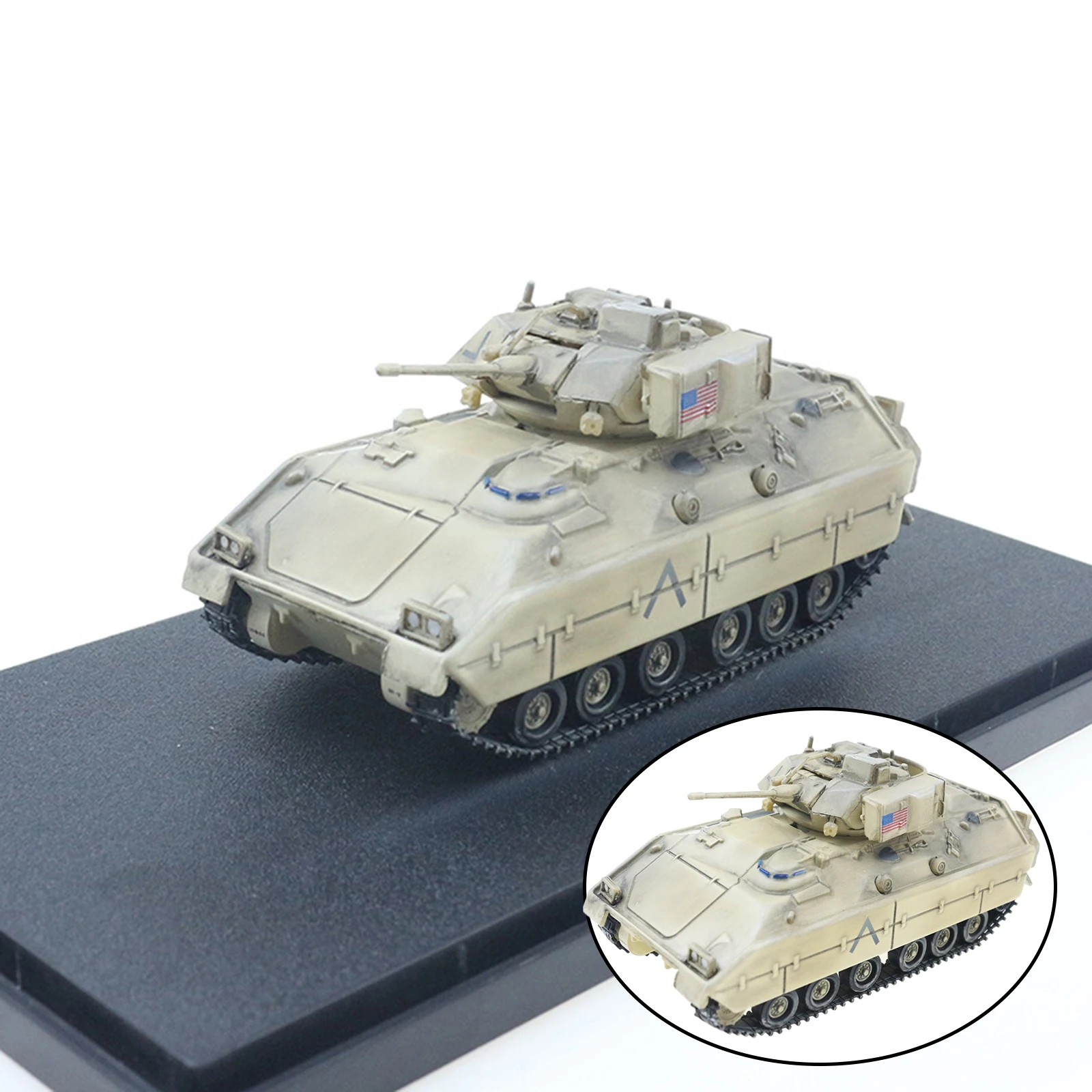 

1/72 Scale Metal 12107B M2 IFV Diecast Tank Model Vehicles Alloy Collection Gifts for Boys Toys Decorations