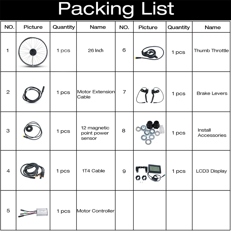 Мотор-колесо для электровелосипеда 48 В 1000 Вт 1500 | Спорт и развлечения