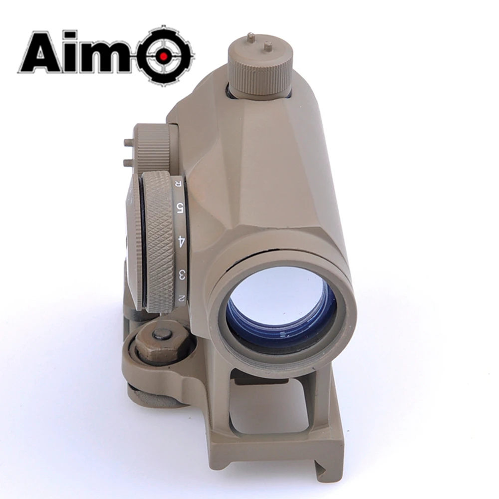 Тактический прицел Aim-O T1 красный/зеленый точечный прицел с креплением QD/низкое крепление/Вертикальное Крепление со смещением T-1 AO5031 охотничья оптика