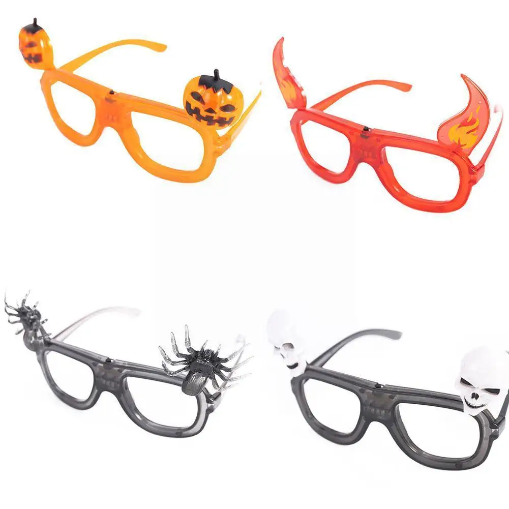 

Светящиеся очки на Хэллоуин, забавные аксессуары для выпускного, игрушки, подарок, украшение для свадьбы, детей, взрослых, очки для вечерние ...