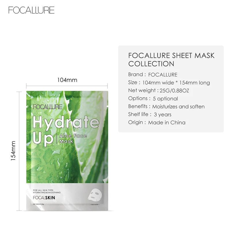 

1PC Whitening Moisturizing Facial Mask Nourishing Repairing Silk Facial Mask Cream Firming The Skin Fine Lines Skin Care