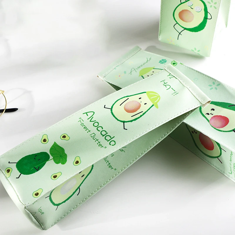 Милый мультяшный школьный Карандаш Чехол из искусственной кожи пенальти чехол