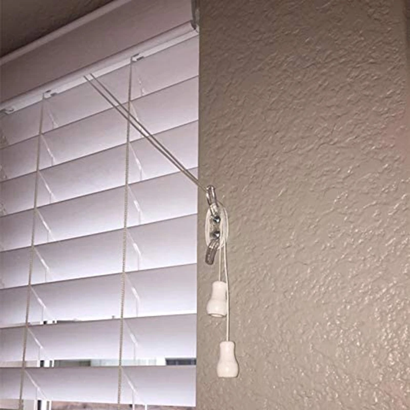 4pcs for Child Safety and 8pcs Screws Drapery/Blinds Clear Color | Curtain Decorative Accessories