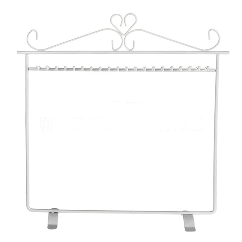 

Vintage Heart Jewelry Hanger Necklace Earring Metal Rack Display Stand Holder Necklace Display Rack Pendant Stand