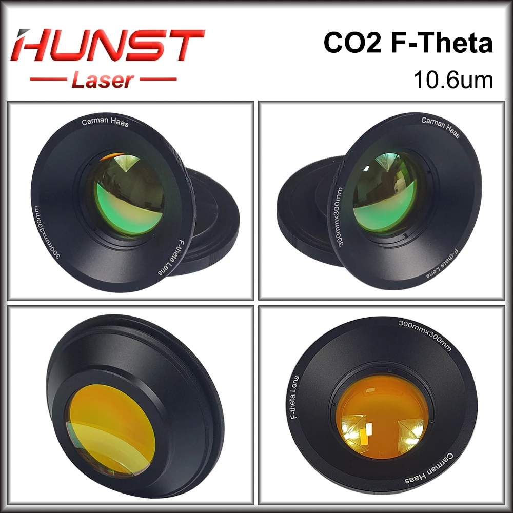 Объектив для сканирования CO2 F-theta Hunst 10 мкм 50x50 ~ 400x400 мм FL75 650 лазерный гравер