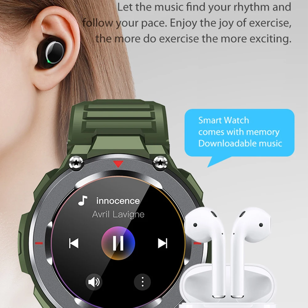 

2021 New S25 Smart Watch Men Sport Fitness Bluetooth Call Multifunction Music Control Alarm Clock Reminder Smartwatch For Phone