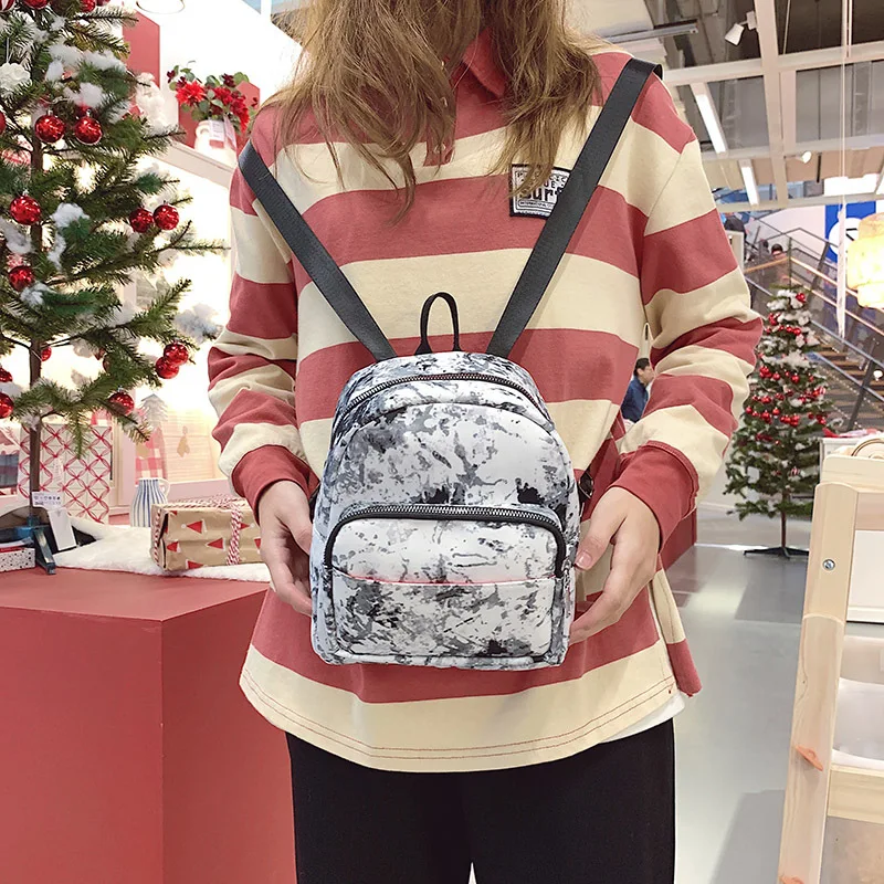 Новинка 2020 мини рюкзак с принтом сумка на плечо водонепроницаемый маленький для