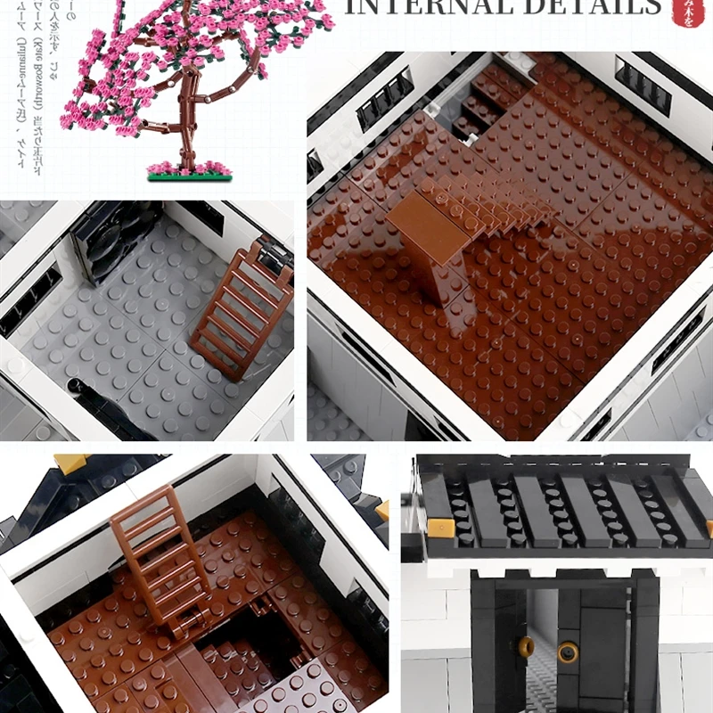 

MOULD KING MOC Architecture Streetview Building Block The Himeji Castle Model sets Assembly Bricks Kids DIY Toys Christmas Gifts