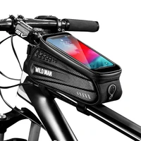 rainproof bicycle bag cycling bike phone holder touch screen top tube front reflective mtb waterproof accessories