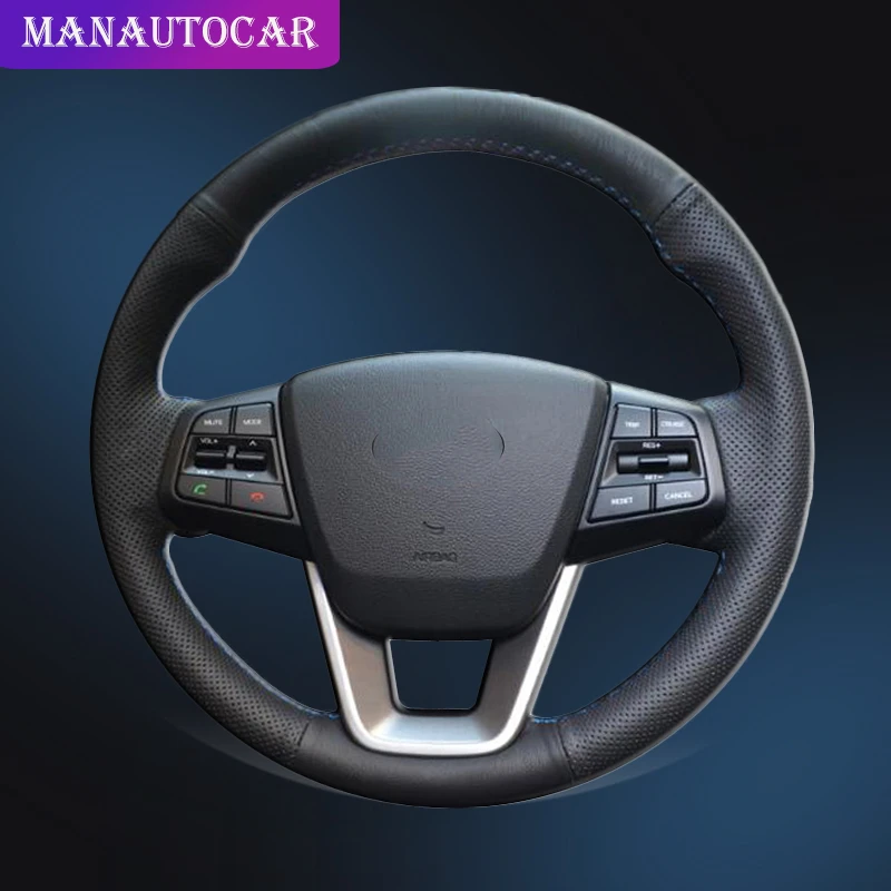 Оплетка на руль автомобиля для Hyundai ix25 2014 2016 Creta 2017|Чехлы руль| |