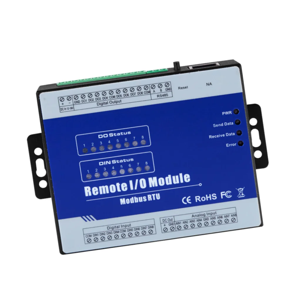 M330 Modbus RTD дистанционный IO модуль (8AI) RS485 сбора данных Поддержка TCP система