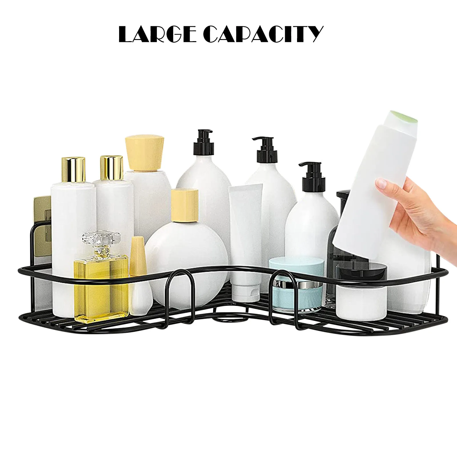Corner Shower Caddy Shelf Storage Organizer For Bathroom Dorm And Kitchen Rack Shampoo Holder | Дом и сад