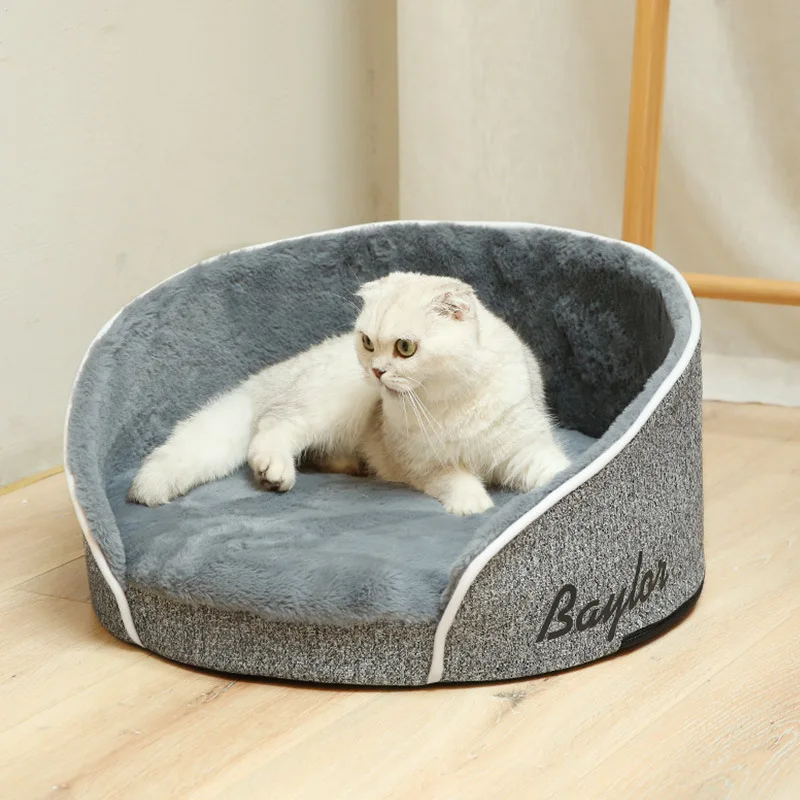 

Detachable Cat Bed Soft Cat House 3D Memory Foam Pets Bed Comfortable Sleeping Pad Small And Medium Sized Dog House Pet Supplies