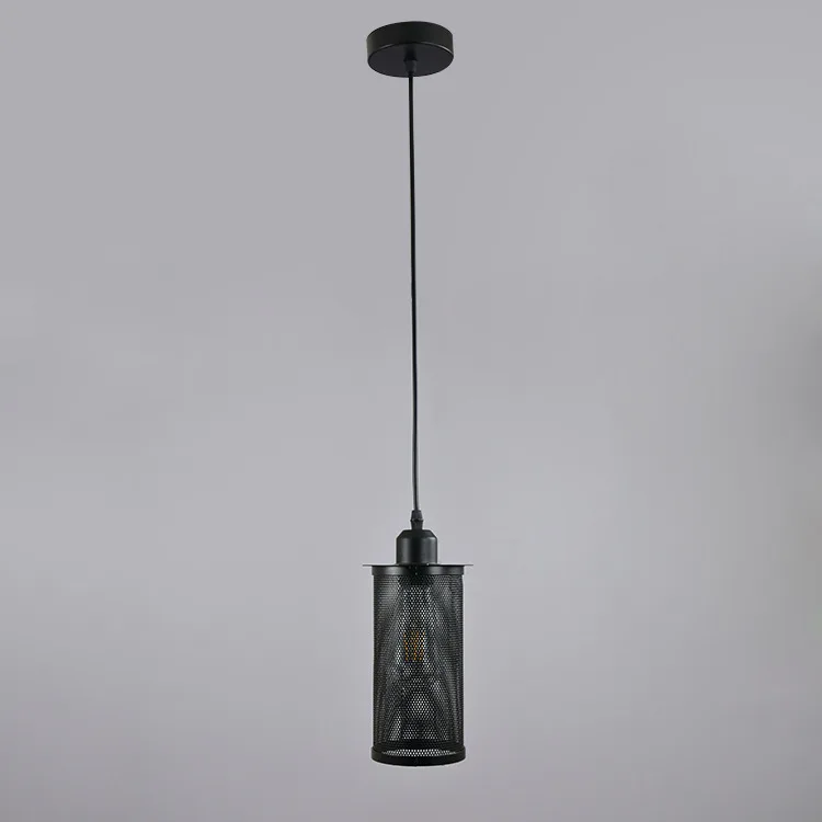 Подвесной светильник в стиле индастриал металлический сетчатый Ретро лофт для