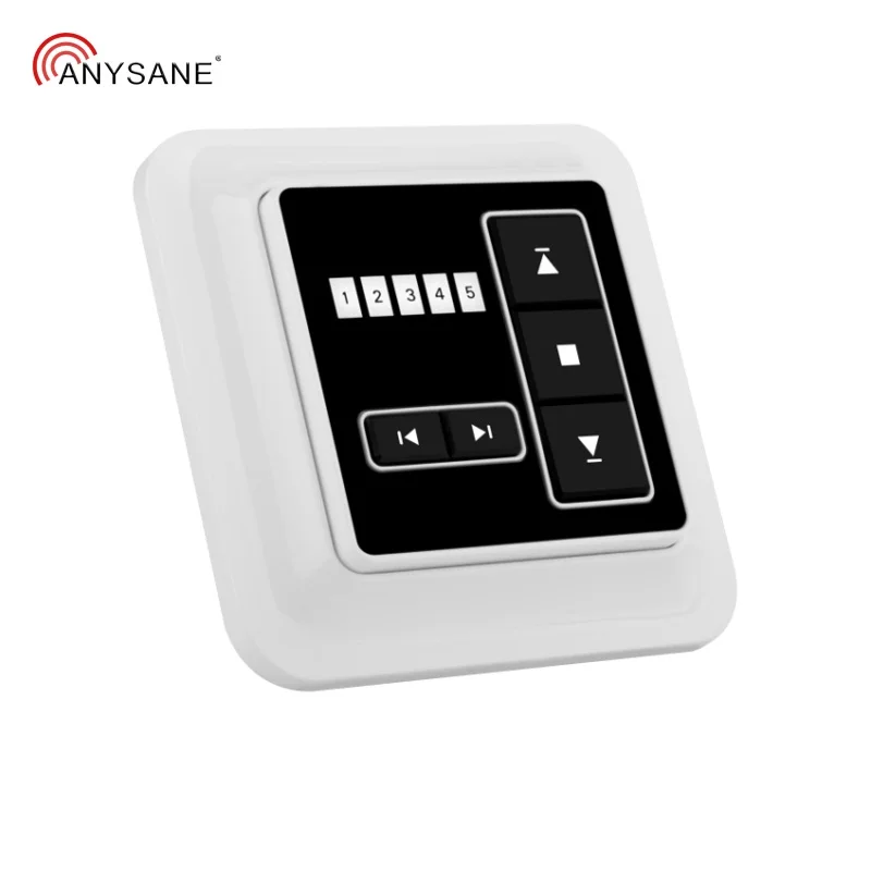 Anysane 5 канал жалюзи дистанционного Управление Беспроводной настенный монтаж на стену передатчик Радио mando garaje 433,92 МГц Управление дистанционного управления