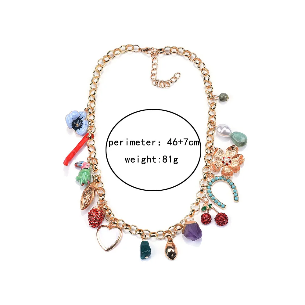 Модное ожерелье с большой цепочкой чокер для женщин и девушек ошейник в богемном