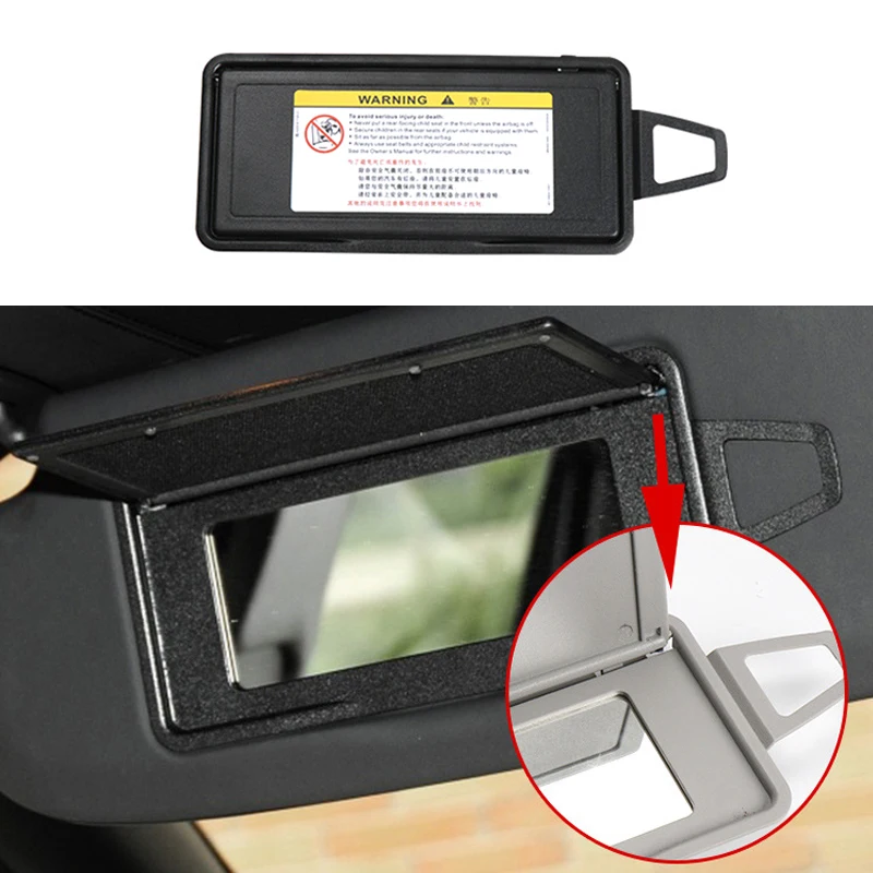 Автомобильный солнцезащитный козырек интерьерное зеркало для макияжа