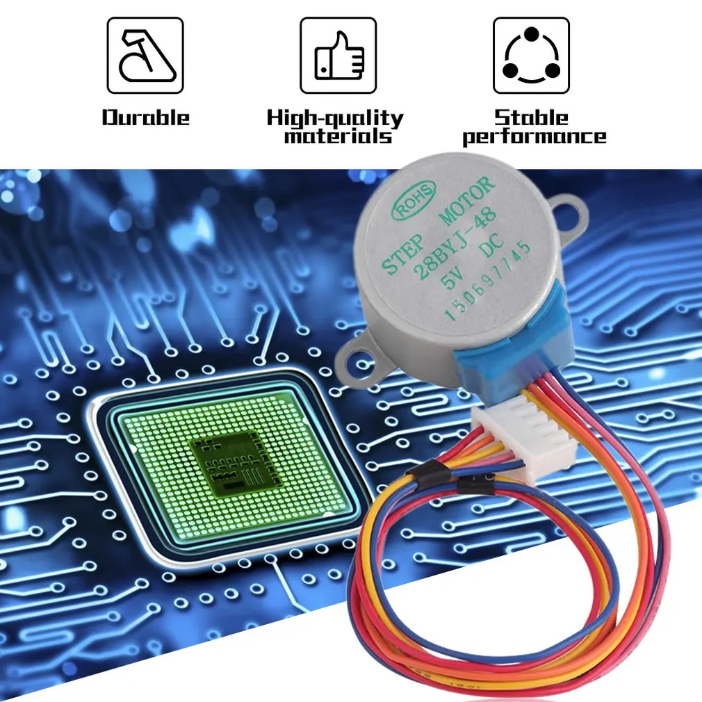 Новый профессиональный 1 шт. Шестерни шаговый мотор редуктор постоянного тока 5V 4
