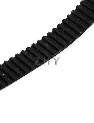 T2.5x200 80 Teeth 10mm Wide Rubber Cogged Industrial Timing Belt Black 7.9&quot | Обустройство дома