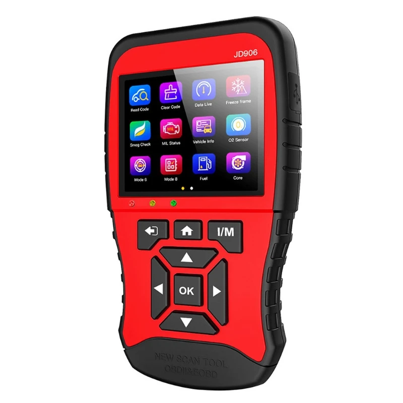 

2021 New D906 OBD2 Scanner Automotive Scanner Car Fault Diagnostic Instrument Card Detect