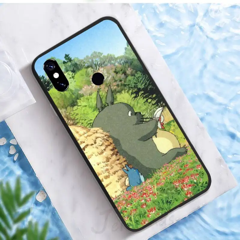 

Totoro Japanese cartoon anime Phone Case For Xiaomi Redmi note 7 8 9 t k30 max3 9 s 10 pro lite
