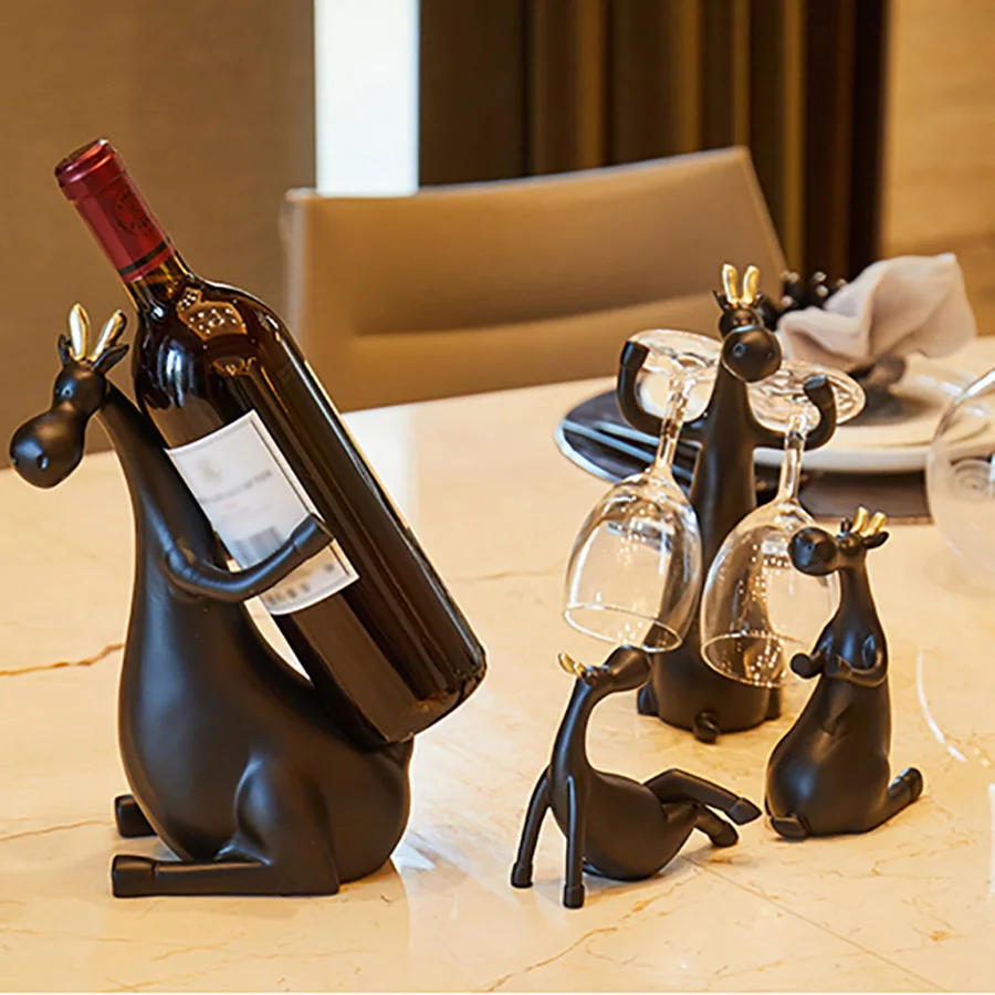 Винная стойка в современном минималистском стиле декоративное ремесло