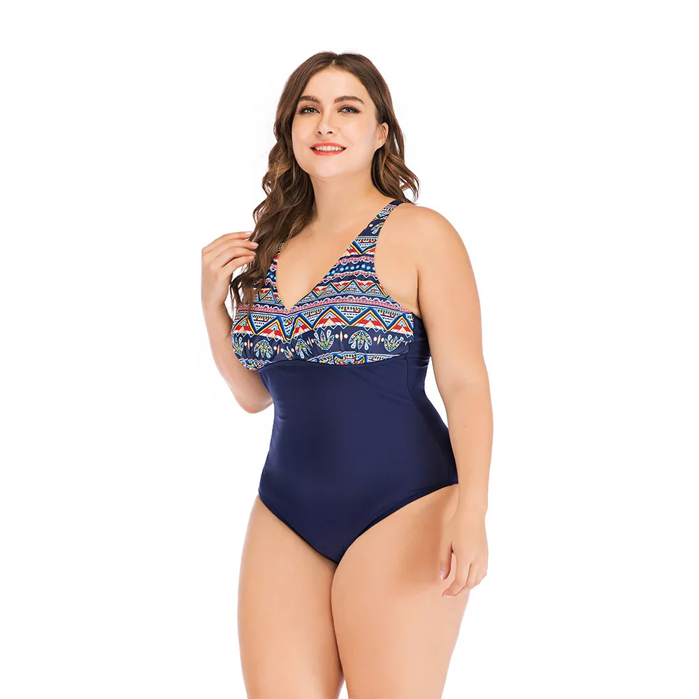 JOYMODE Монокини купальник Maillot Цельный боди большой размер 5XL пляжная одежда женский бразильский купальник винтажный комбинезон