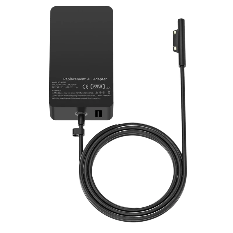 

65W 15V/4a Power Adapter Magnetic 2. Laptop Charger for Surface BOOK 2/3,Surface Laptop 3,Surface PRo X/7/6(US Plug)