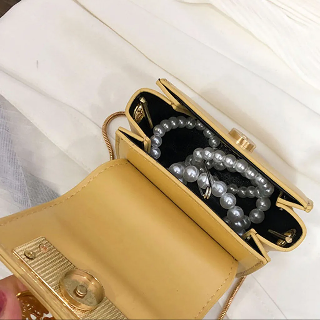

OCARDIAN Crossbody Bag Shoulder Bag Women Flap Bag Fashion Flip Elegant Pure-Colour Love Cover Retro Shoulder Zipper Bag Purse