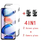 Защитное стекло, закаленное стекло для Xiaomi Redmi Note 11 Pro + 10 10s 11T 10T Poco X3 Pro F3 M3