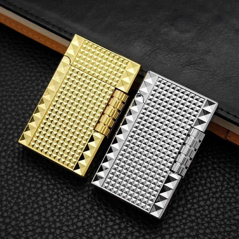 Высококлассная металлическая газовая зажигалка с бутановым пламенем гаджеты