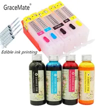 PGI 650 CLI 651 Cartridge 4 Colors Cake Ink Make Food for Canon Pixma MX726 MX926 MG5560 MG5660 MG6360 MG6460 MG5460 Printer
