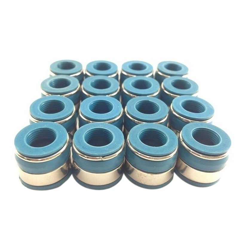 

16PCS Viton Valve Stem Seals SSI-SBC11/32X500PO-VVS Replacement for SBC Small Block Engines