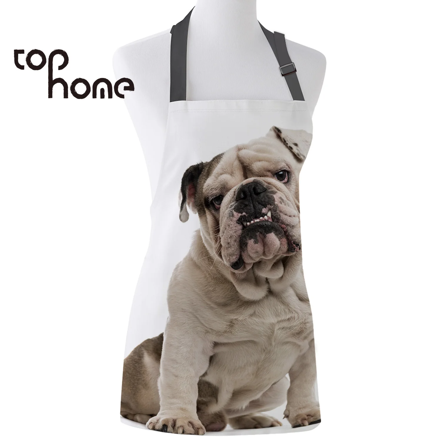 Tophome Кухонный Фартук Изолированная собака Шарпей лицо Великобритания ПЭТ